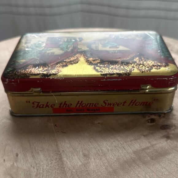 Vintage Blue Bird Toffee Tin Henry Vincent Ltd. Hunnington - Picture 4 of 10